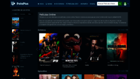 What Pelisplus.movie website looked like in 2021 (2 years ago)