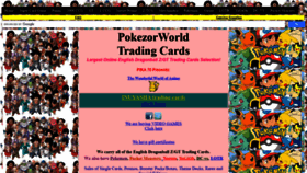 What Pokezorworld.com website looked like in 2021 (2 years ago)