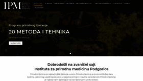 What Prirodnamedicina.org website looked like in 2021 (2 years ago)
