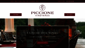 What Piccionevineyards.com website looked like in 2021 (2 years ago)