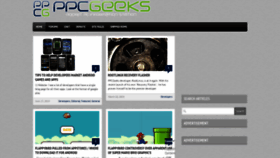 What Ppcgeeks.com website looked like in 2021 (2 years ago)