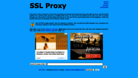 What Proxyssl.org website looked like in 2021 (2 years ago)
