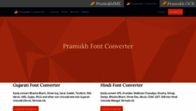 What Pramukhfontconverter.com website looked like in 2021 (2 years ago)