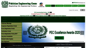 What Pec.org.pk website looked like in 2021 (2 years ago)