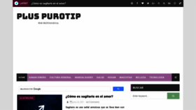What Pluspurotip.com website looked like in 2021 (2 years ago)