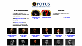 What Potus.com website looked like in 2021 (2 years ago)