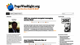 What Pogowasright.org website looked like in 2021 (2 years ago)