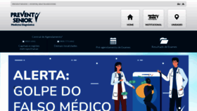 What Preventseniormedicinadiag.com.br website looked like in 2021 (2 years ago)