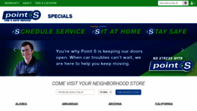 What Pointstire.com website looked like in 2021 (2 years ago)