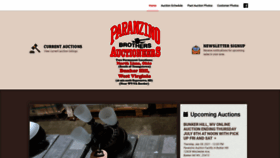 What Pbauctions.com website looked like in 2021 (4 years ago)