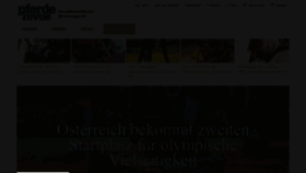 What Pferderevue.at website looked like in 2021 (2 years ago)