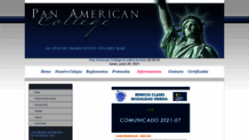 What Panamericancollege.cl website looked like in 2021 (2 years ago)