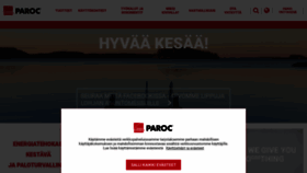What Paroc.fi website looked like in 2021 (2 years ago)