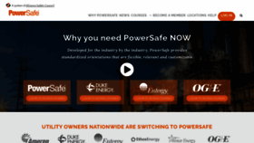 What Powersafetraining.org website looked like in 2021 (2 years ago)