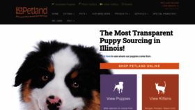 What Petlandroundlakebeach.com website looked like in 2021 (2 years ago)