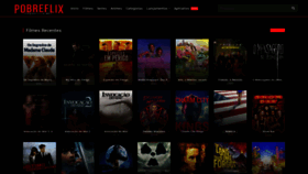 What Pobreflix.com website looked like in 2021 (2 years ago)