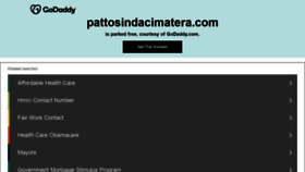 What Pattosindacimatera.com website looked like in 2021 (2 years ago)