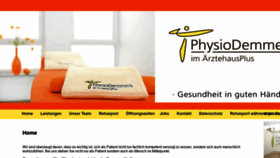 What Physio-demmers.de website looked like in 2021 (2 years ago)