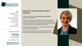 What Praxispsychotherapie-schwab.de website looked like in 2021 (2 years ago)