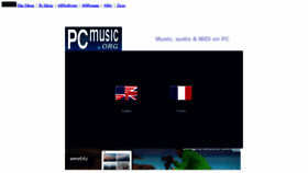 What Pcmusic.org website looked like in 2021 (2 years ago)