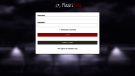 What Playersonly.com website looked like in 2021 (2 years ago)