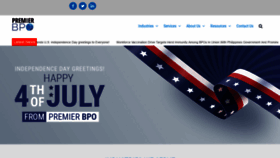 What Premierbpo.com website looked like in 2021 (2 years ago)