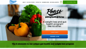 What Puttinghealthatthetop.com website looked like in 2021 (2 years ago)