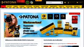 What Patona.de website looked like in 2021 (2 years ago)