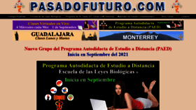 What Pasadofuturo.com website looked like in 2021 (2 years ago)