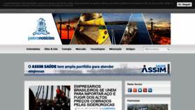 What Petronoticias.com.br website looked like in 2021 (2 years ago)
