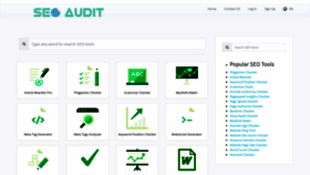 What Proseoaudit.com website looked like in 2021 (2 years ago)