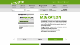 What Posteo.de website looked like in 2021 (2 years ago)