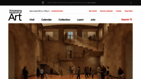 What Philamuseum.org website looked like in 2021 (2 years ago)