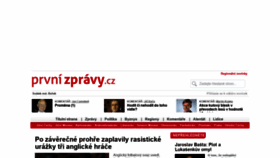 What Prvnizpravy.cz website looked like in 2021 (2 years ago)