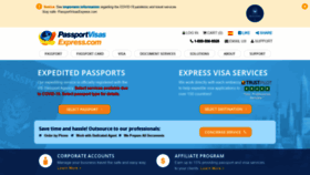 What Passportvisasexpress.com website looked like in 2021 (2 years ago)