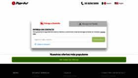 What Pizzahut.com.mx website looked like in 2021 (2 years ago)
