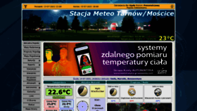 What Pogoda-moscice.pl website looked like in 2021 (2 years ago)