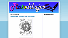 What Pintodibujos.com website looked like in 2021 (2 years ago)