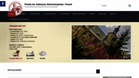 What Parafia-toszek.pl website looked like in 2021 (2 years ago)