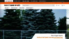 What Playitagainsports.com website looked like in 2021 (2 years ago)