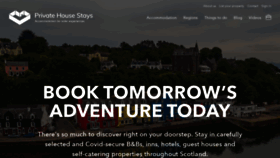 What Privatehousestays.com website looked like in 2021 (2 years ago)