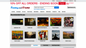 What Paintingandframe.com website looked like in 2021 (2 years ago)
