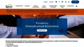 What Pua.getkansasbenefits.gov website looked like in 2021 (2 years ago)