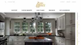 What Plainfancycabinetry.com website looked like in 2021 (2 years ago)