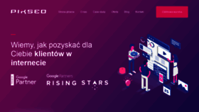What Pikseo.pl website looked like in 2021 (2 years ago)