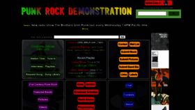 What Punkrockdemo.com website looked like in 2021 (2 years ago)