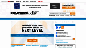 What Preachingtoday.com website looked like in 2021 (2 years ago)