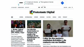 What Protestantedigital.com website looked like in 2021 (2 years ago)