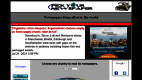 What Pickyournewspaper.com website looked like in 2021 (2 years ago)