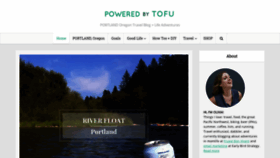 What Poweredbytofu.com website looked like in 2021 (2 years ago)